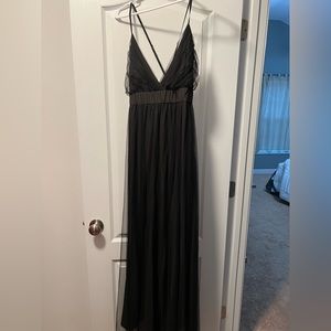 XXTAXN Women's Sexy Deep V Neck Split Cocktail Party Formal Bridesmaid XL